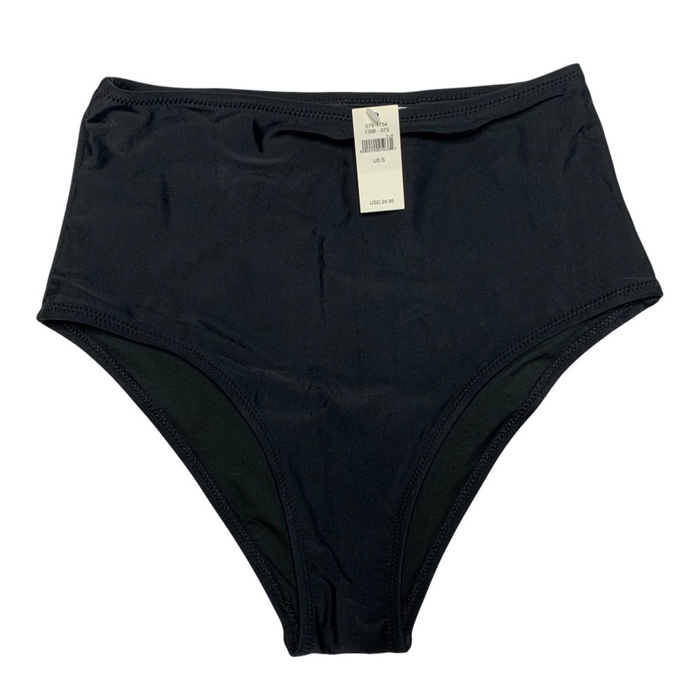 Aerie New With Tags Black Size Small High zWaisted Cheeky   briefs panties